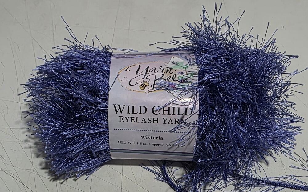 Yarn Bee Wild Child Eyelash Yarn Wisteria 1.8 Oz